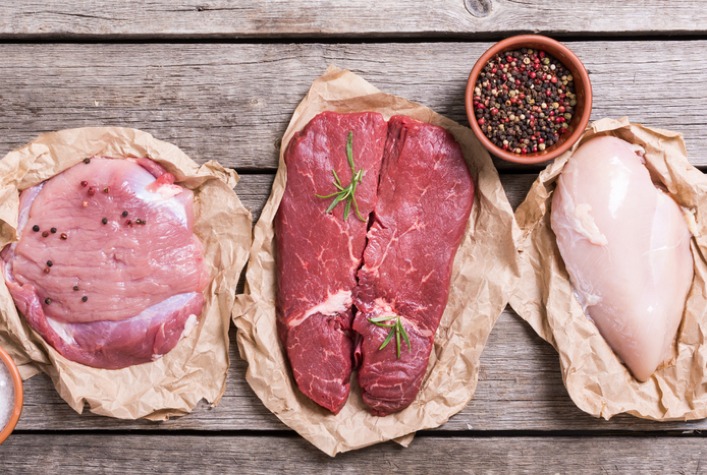 Preços da carne de frango, bovina e suína sobem no mercado interno